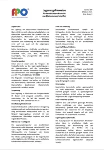 APO Lagerungshinweise Beschichtete